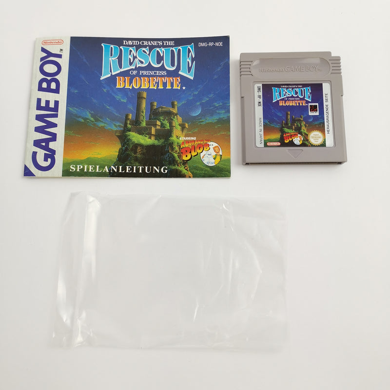 Nintendo Game Boy Game: Rescue of Princess Blobette | GB Gameboy - OVP PAL NOE