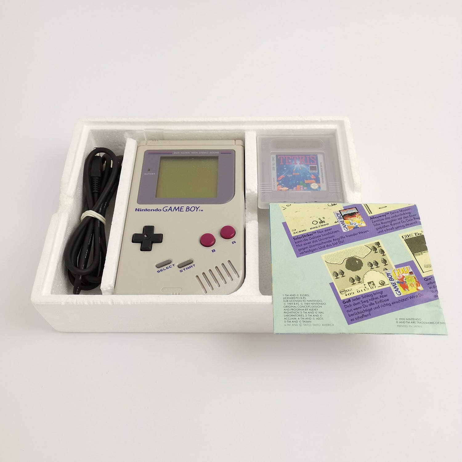 Nintendo Gameboy Classic Console: Tetris Pak NOE-2 | Game Boy GB - OVP PAL