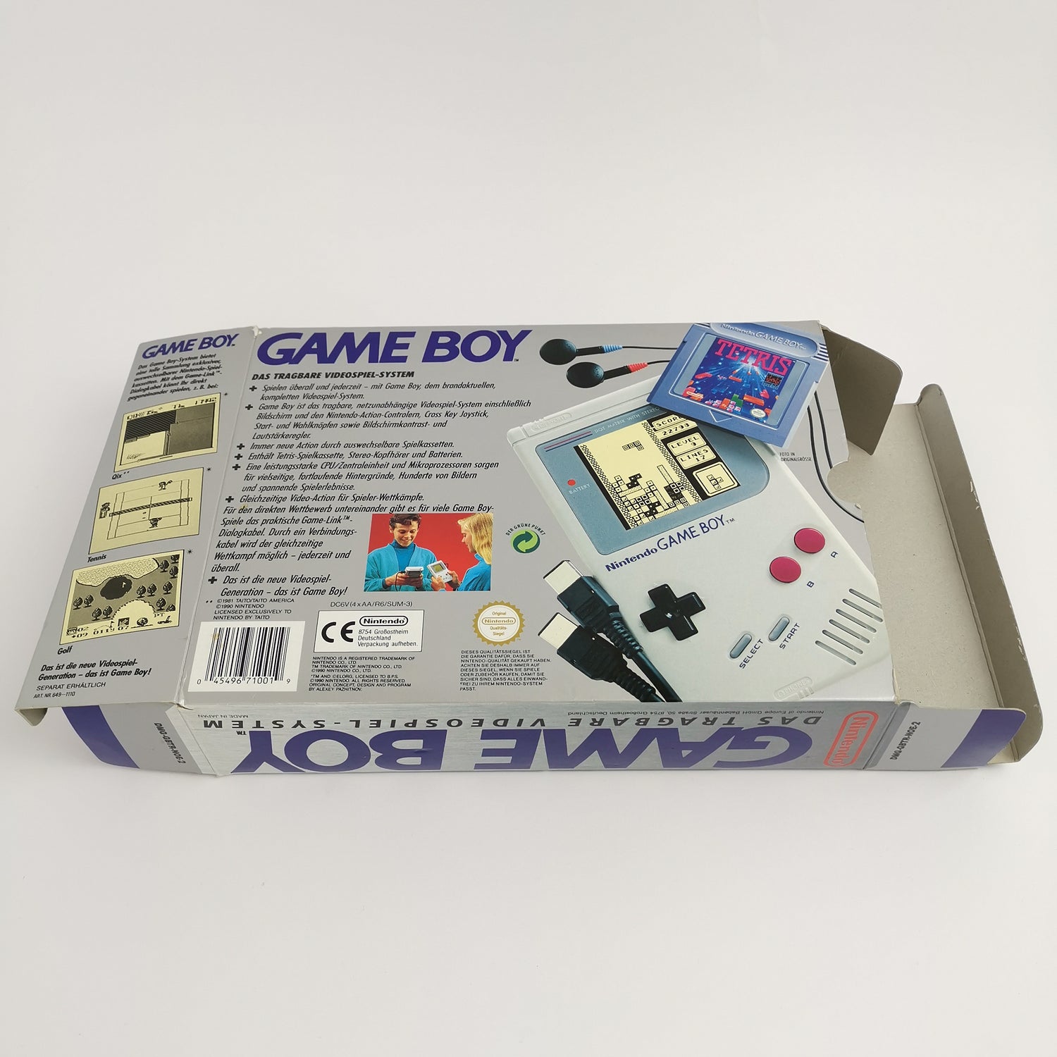 Nintendo Gameboy Classic Console: Tetris Pak NOE-2 | Game Boy GB - OVP PAL