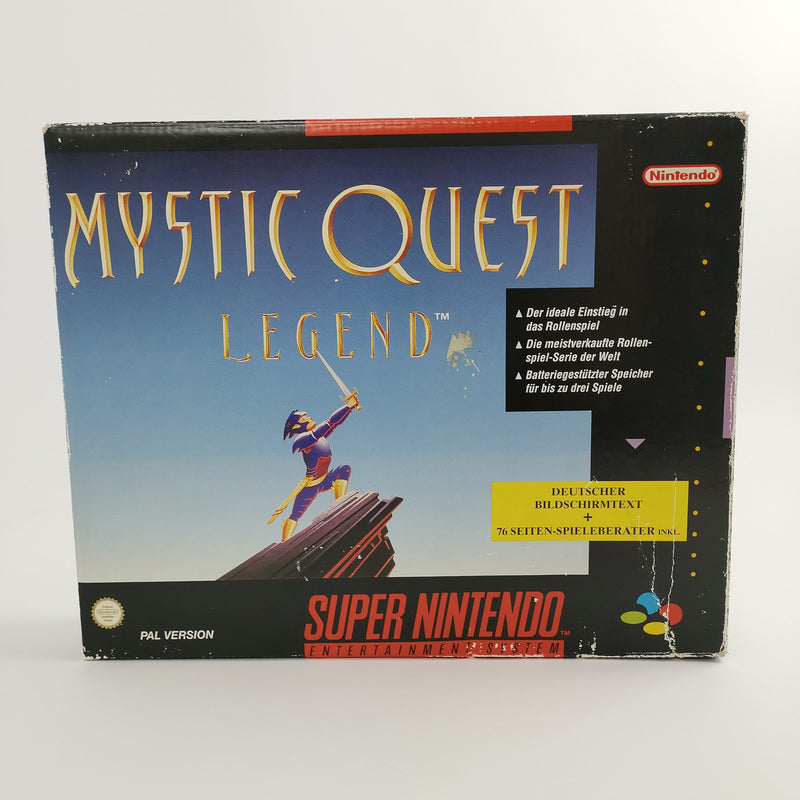 Super Nintendo Game: Mystic Quest Legend | SNES Big Box OVP - PAL NOE