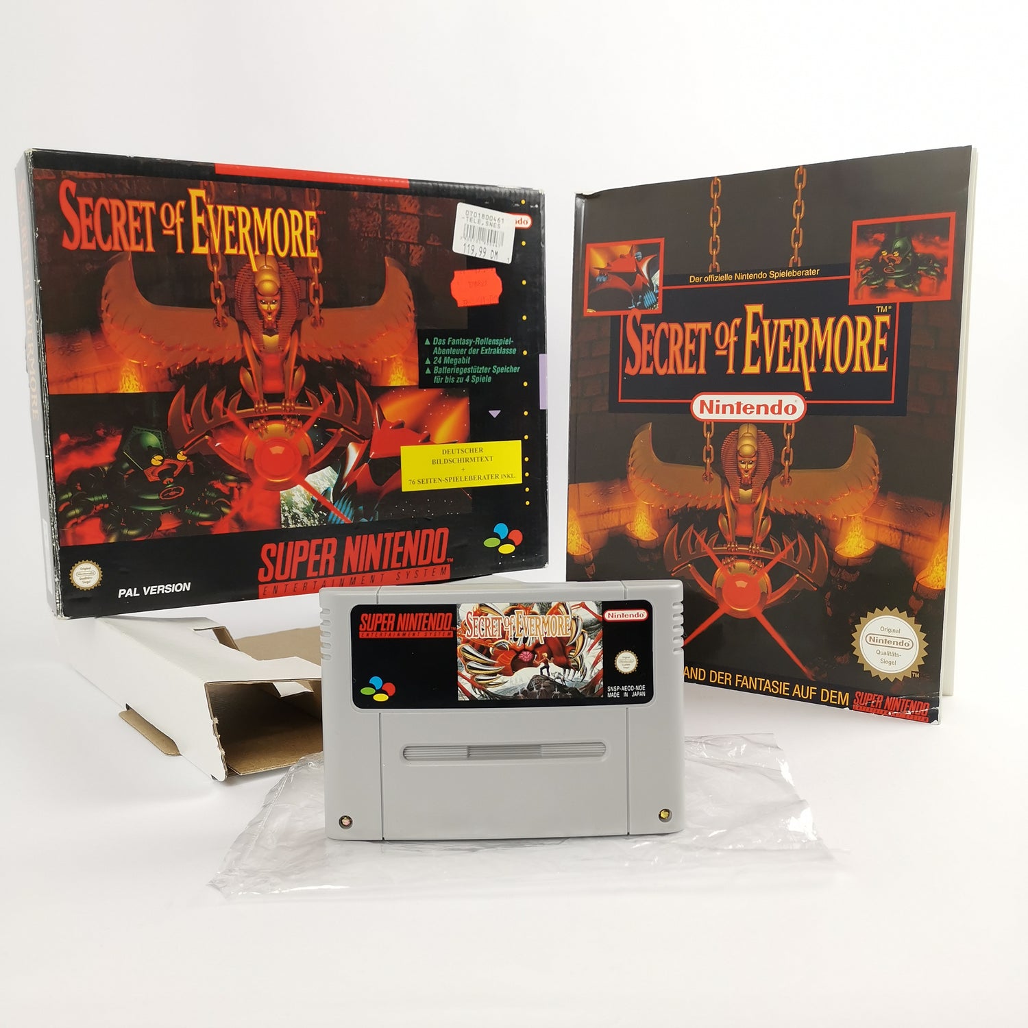 Super Nintendo Game: Secret of Evermore Big Box | SNES OVP - PAL NOE [2]