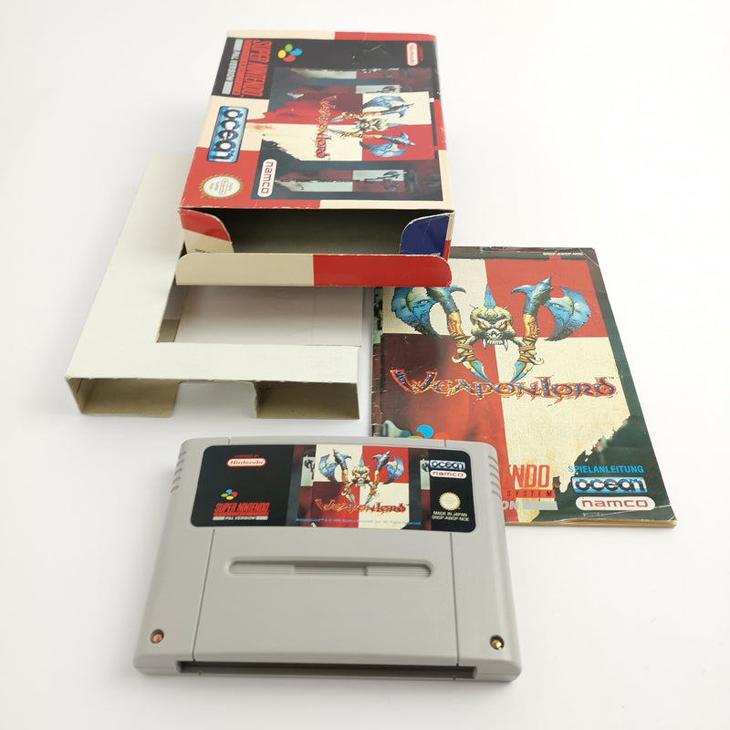 Super Nintendo Game: WeaponLord | SNES Game Weapon Lord - OVP PAL NOE