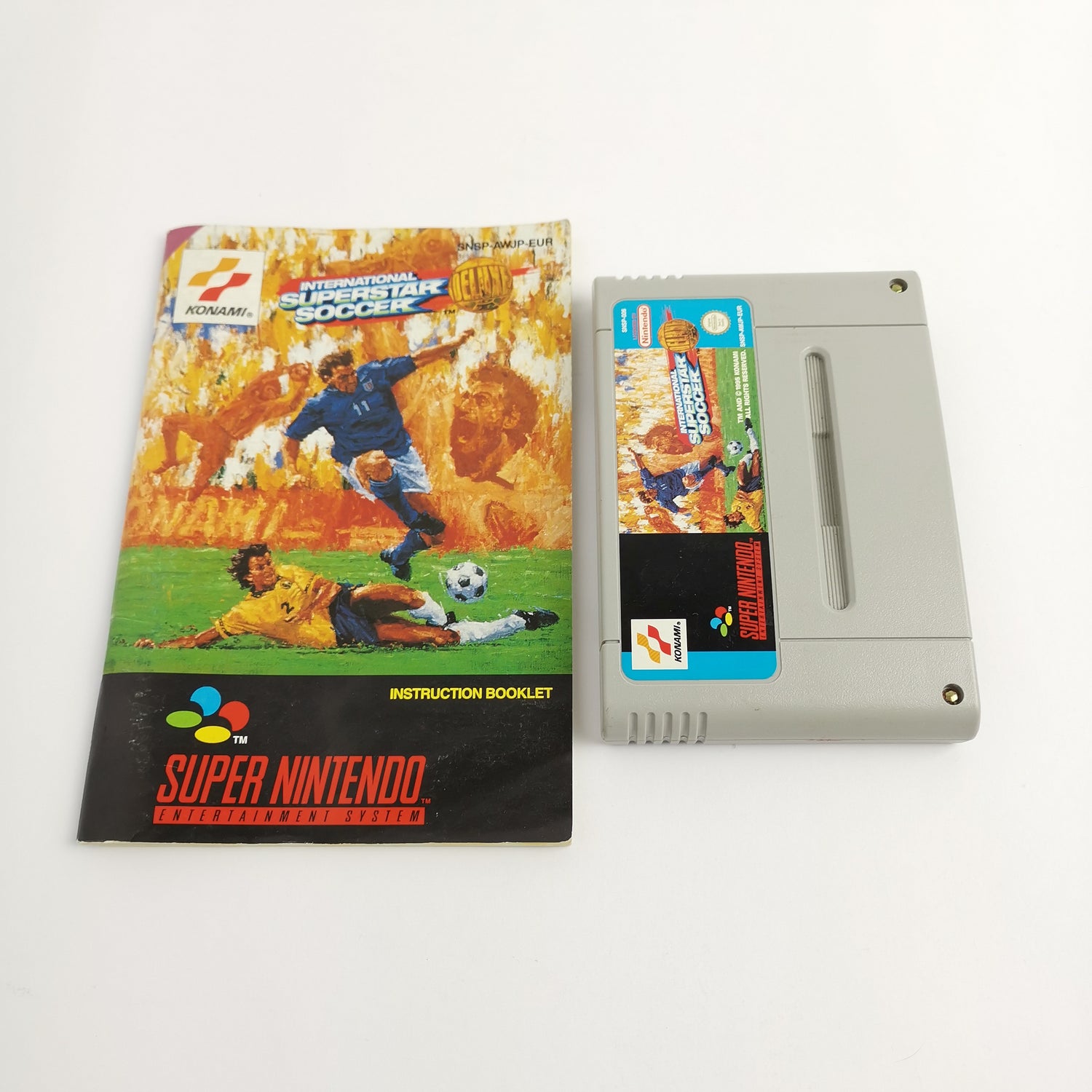 Super Nintendo Game: International Superstar Soccer | SNES Game - OVP PAL