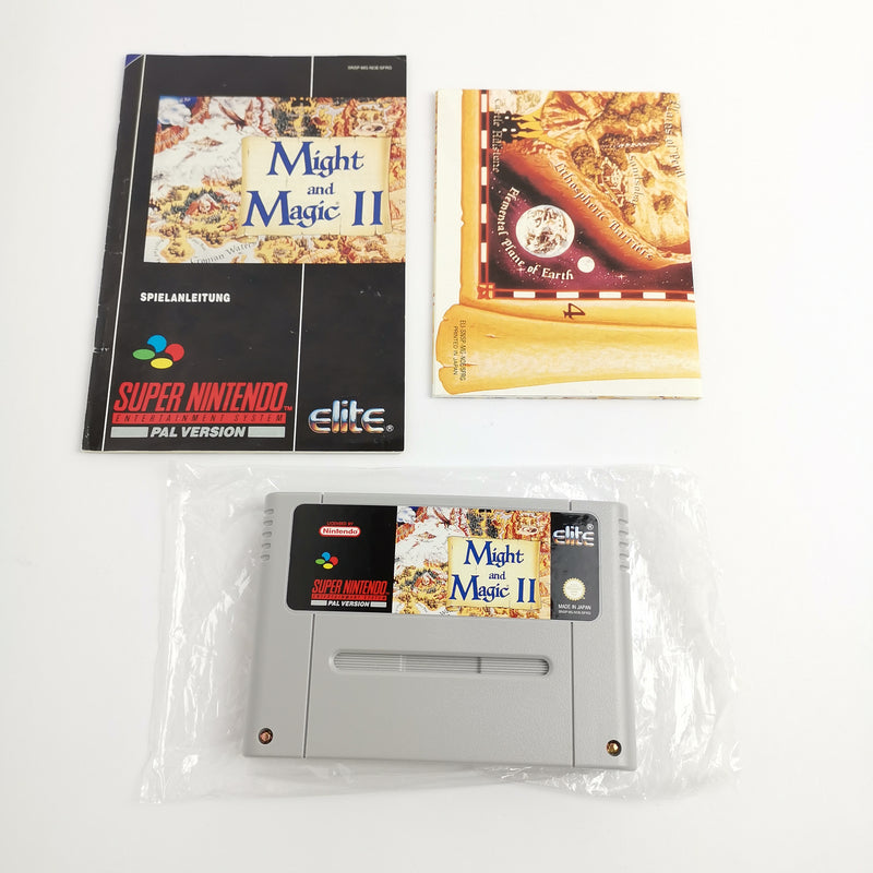 Super Nintendo game: Might and Magic II 2 with card | SNES Game - OVP PAL