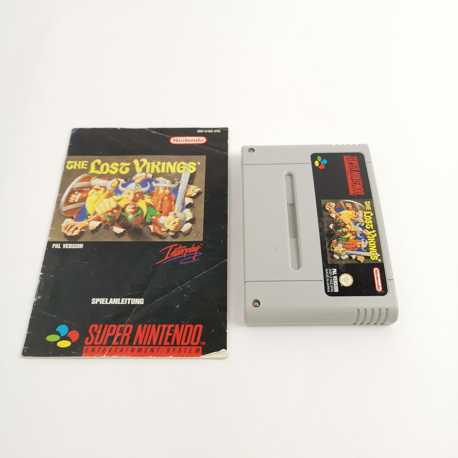 Super Nintendo Game: The Lost Vikings | SNES Game - OVP PAL