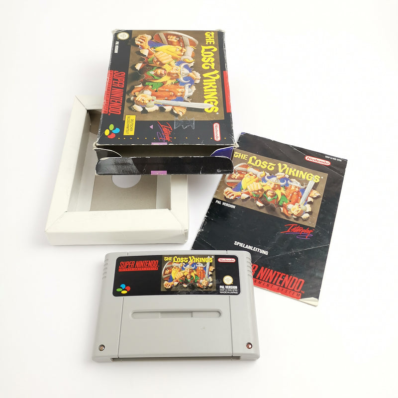 Super Nintendo Game: The Lost Vikings | SNES Game - OVP PAL