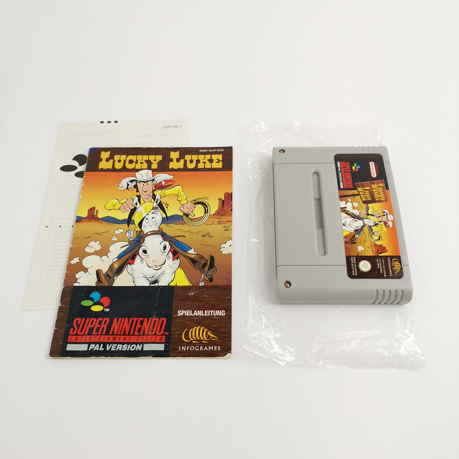 Super Nintendo Game: Lucky Luke | SNES Game - OVP PAL