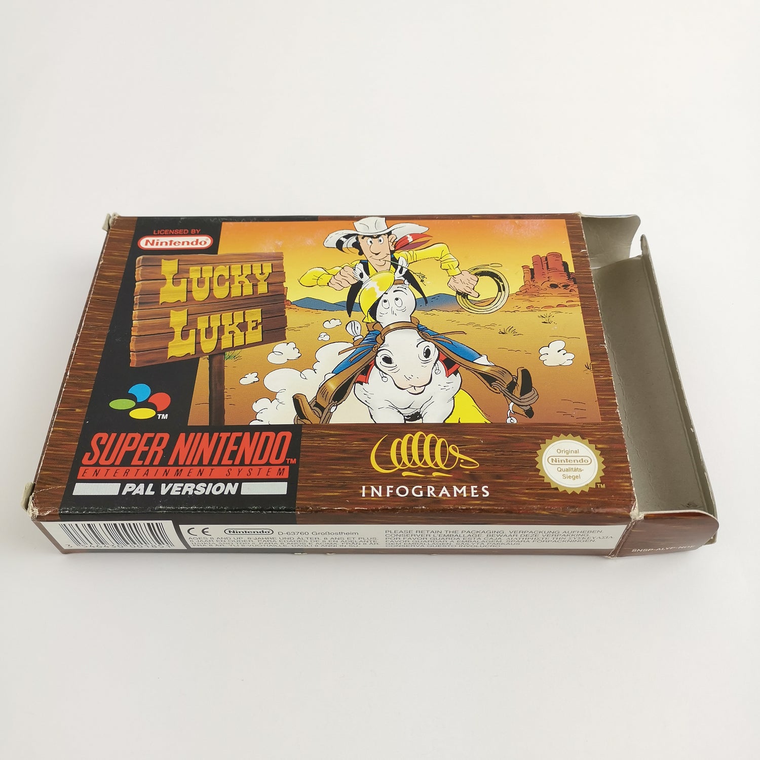 Super Nintendo Game: Lucky Luke | SNES Game - OVP PAL