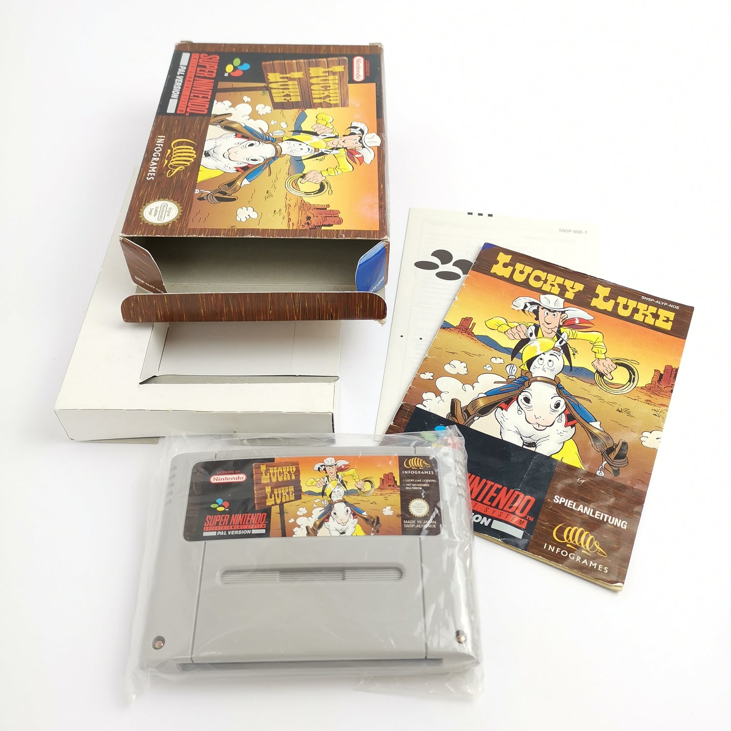 Super Nintendo Game: Lucky Luke | SNES Game - OVP PAL