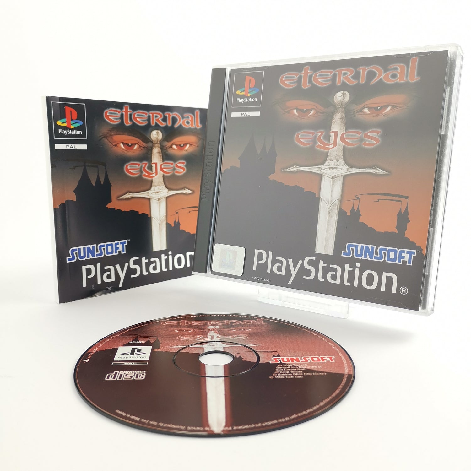 Sony Playstation 1 Spiel : Eternal Eyes | PS1 PSX Sunsoft - OVP PAL