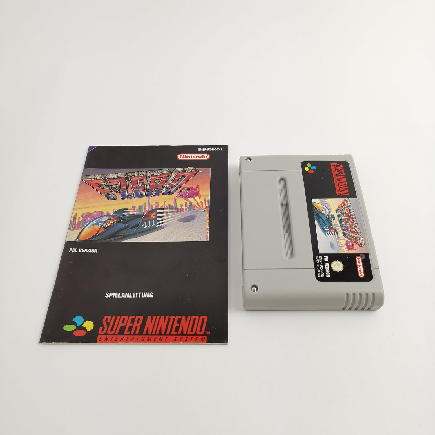 Super Nintendo Game: F-Zero | Snes Game F Zero - OVP PAL NOE-1