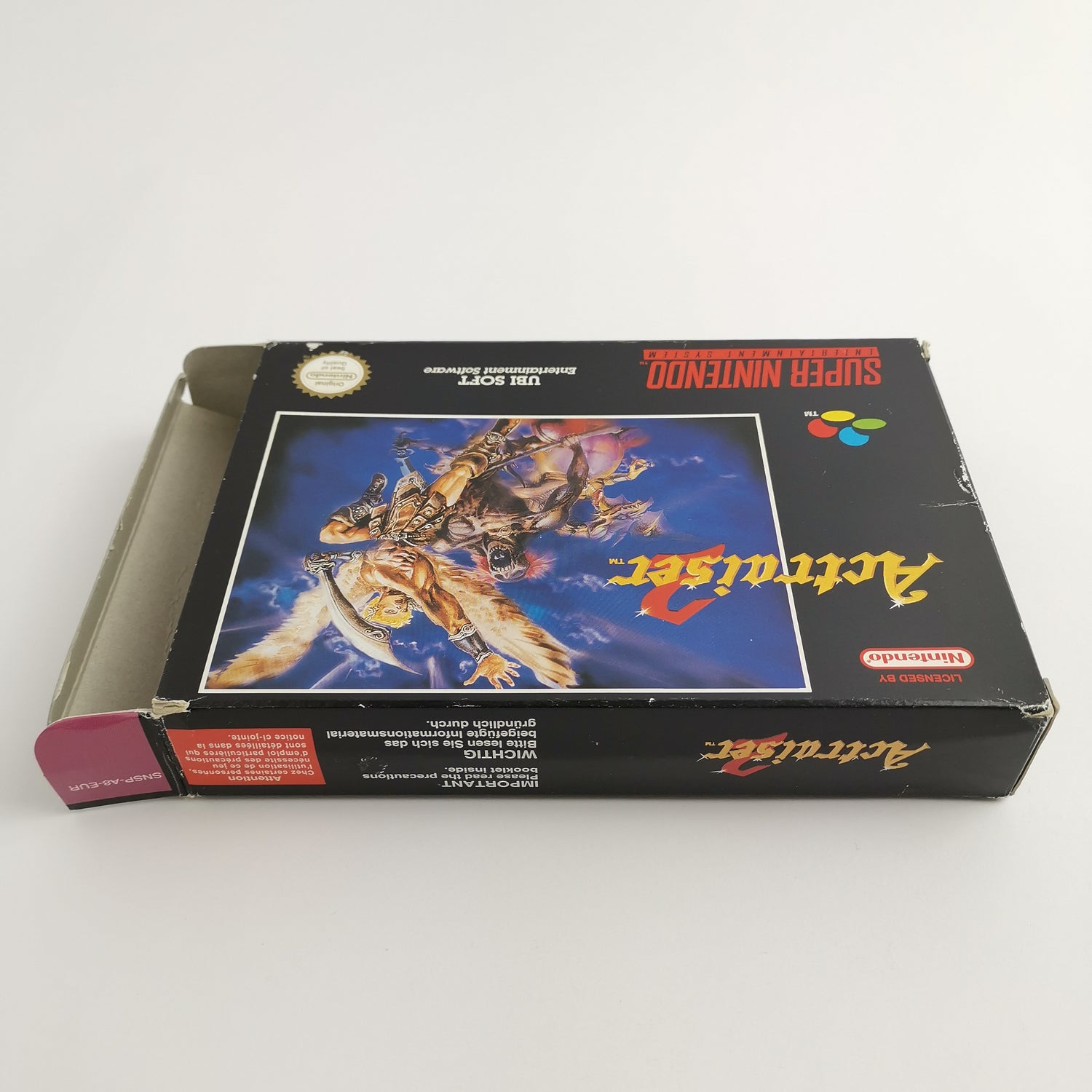 Super Nintendo Game: Actraiser 2 with Poster | Snes Game - OVP PAL EUR