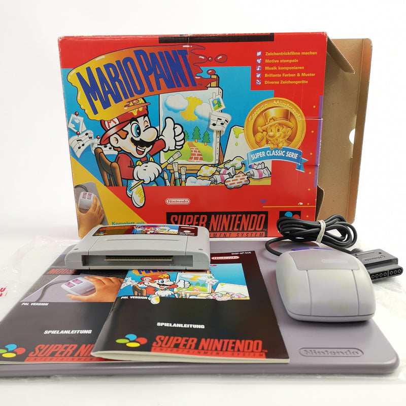 Super Nintendo Game: Mario Paint - SNES Game | Original packaging PAL Super Classic series