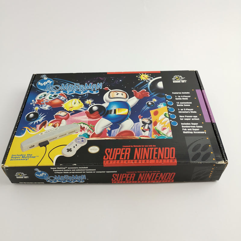 Super Nintendo Spiel :  Super Bomberman Party Pak Big Box | OVP NTSC-U/C USA