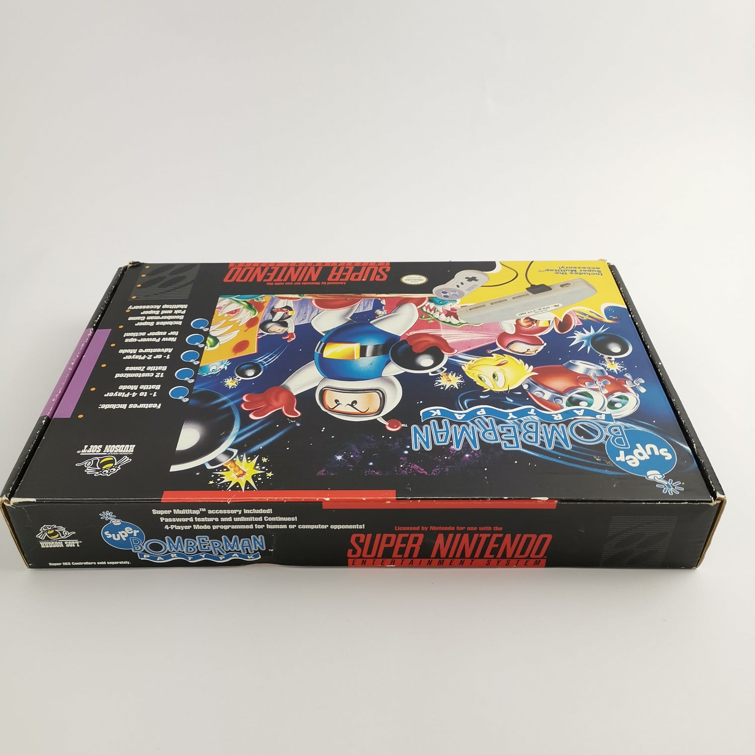 Super Nintendo Spiel :  Super Bomberman Party Pak Big Box | OVP NTSC-U/C USA