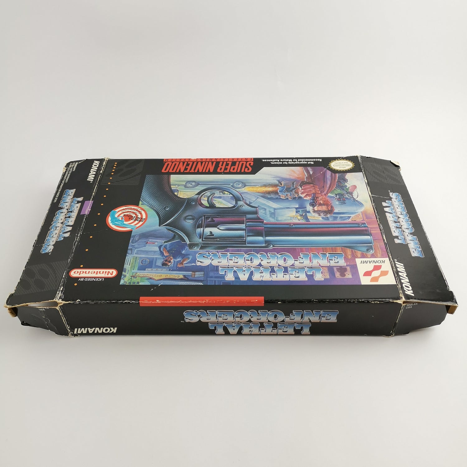 Super Nintendo Game: Lethal Enforcers Big Box | Original packaging NTSC-U/C USA