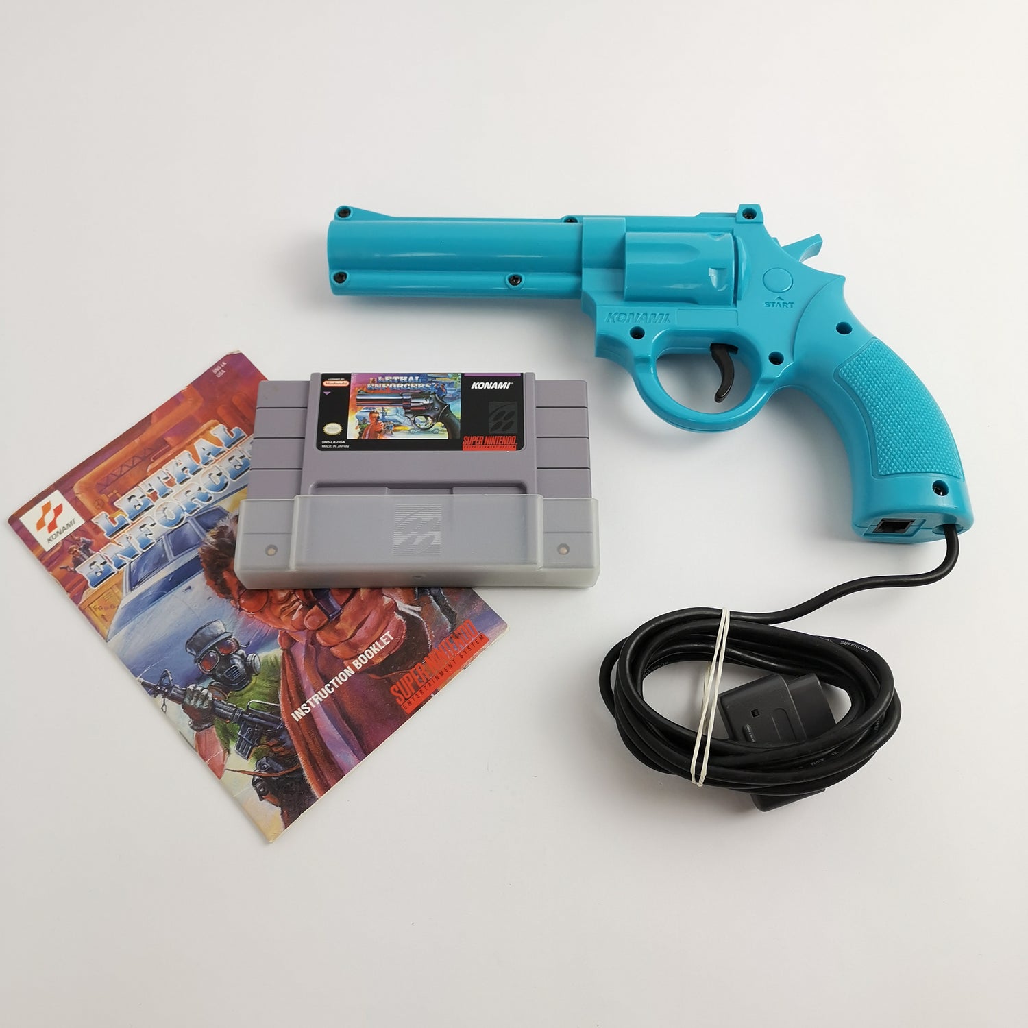 Super Nintendo Game: Lethal Enforcers Big Box | Original packaging NTSC-U/C USA