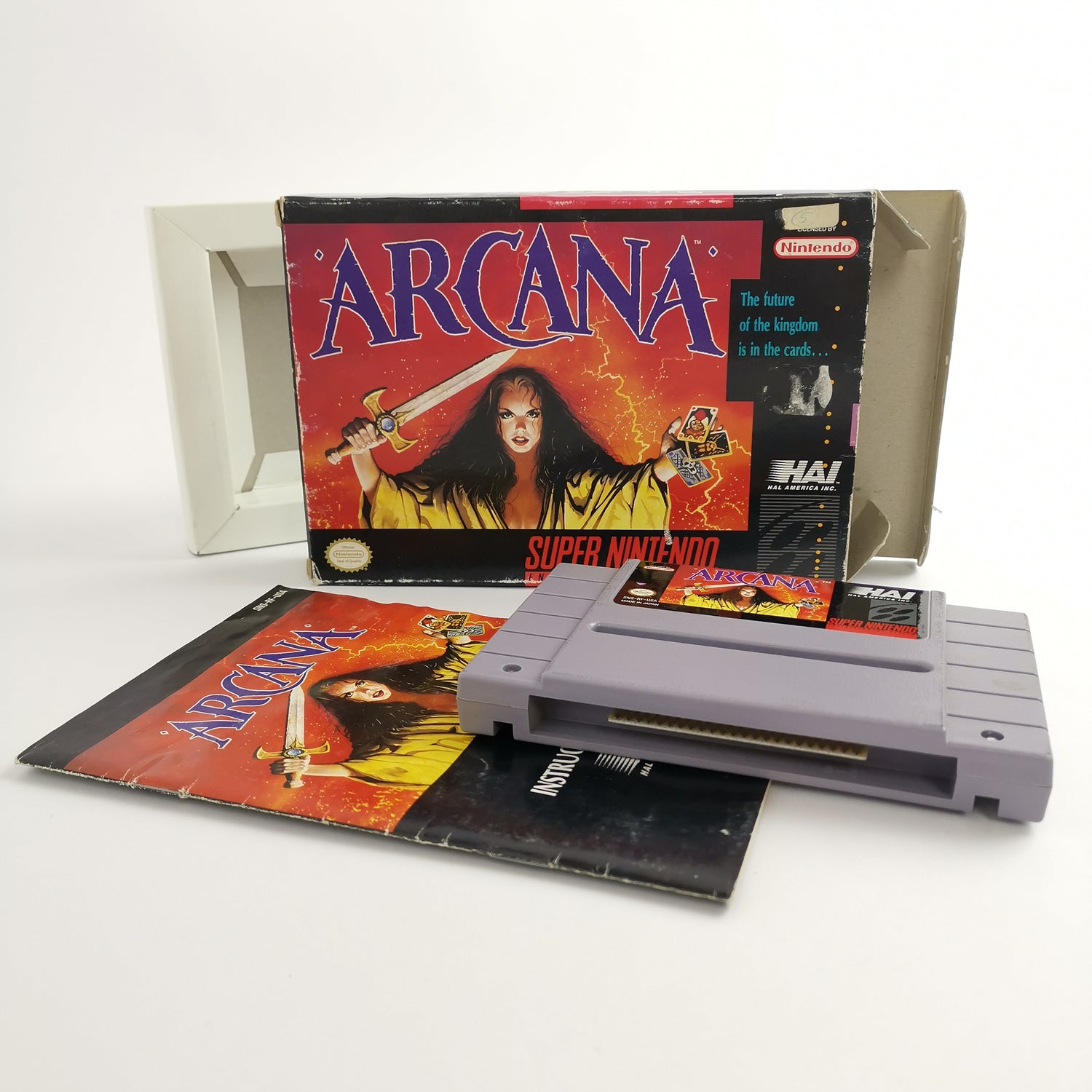 Super Nintendo Game: Arcana | Snes Game - OVP NTSC-U/C USA