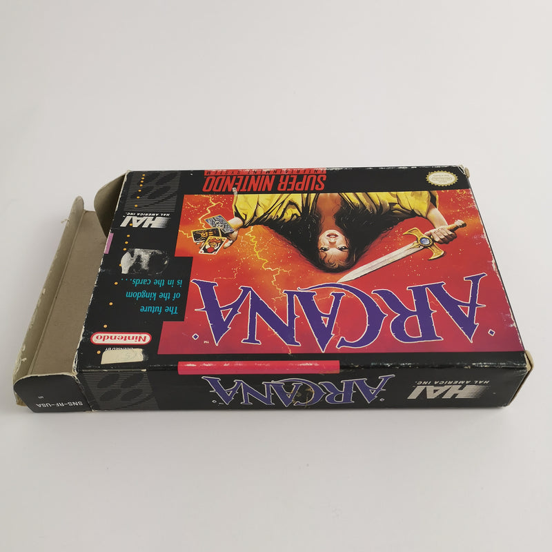 Super Nintendo Game: Arcana | Snes Game - OVP NTSC-U/C USA