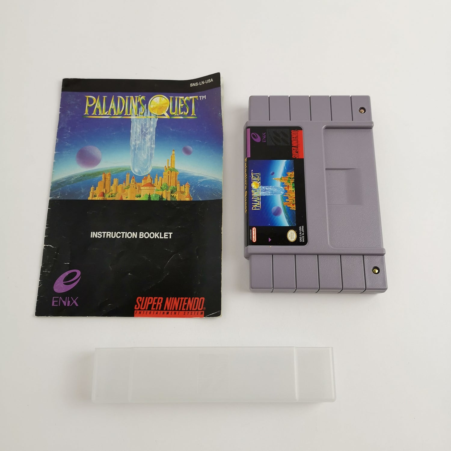 Super Nintendo Spiel :  Paladins Quest + Anleitung | Snes Game Modul - NTSC USA