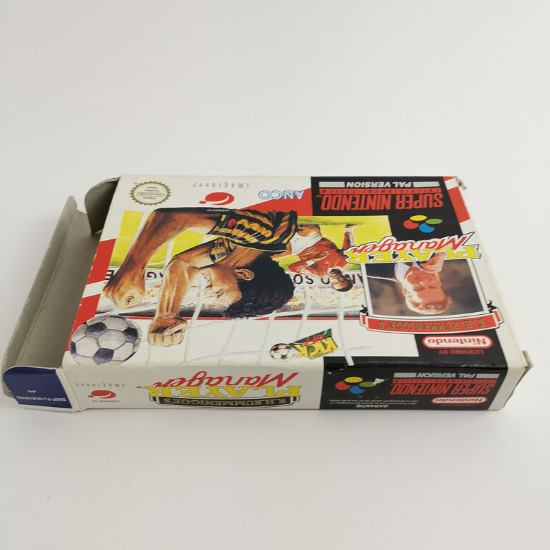 Super Nintendo Game: KH Rummenigges Player Manager | Snes Game - OVP PAL