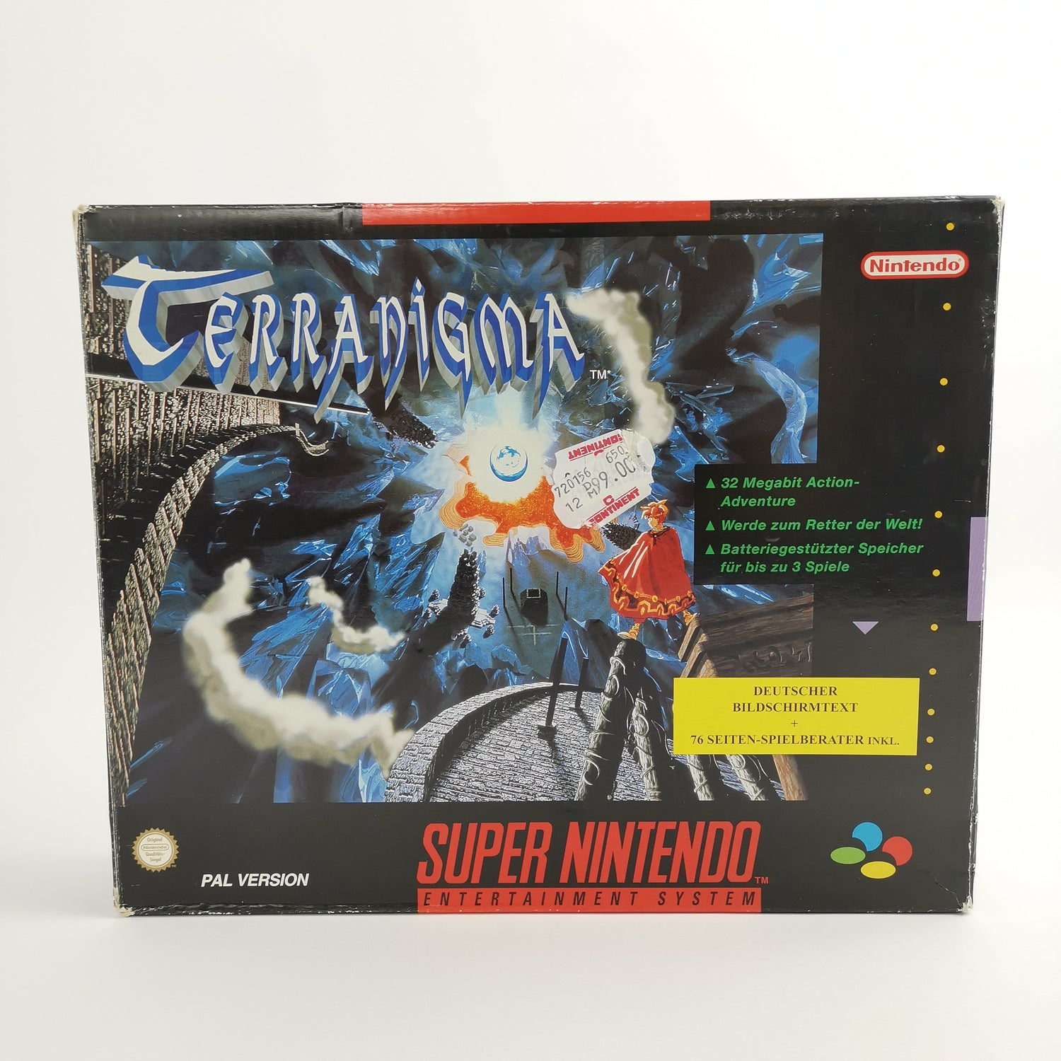 Super Nintendo Game: Terranigma Big Box | SNES RPG - CIB OVP - PAL NOE