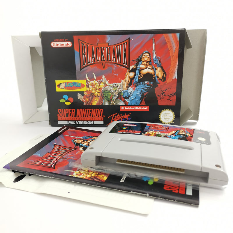 Super Nintendo Spiel : Blackhawk | SNES OVP - PAL Version NOE