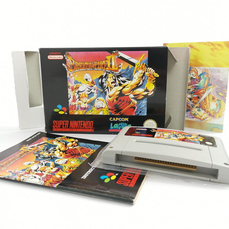 Super Nintendo game: Breath of Fire II 2 incl. map | SNES original packaging - PAL version