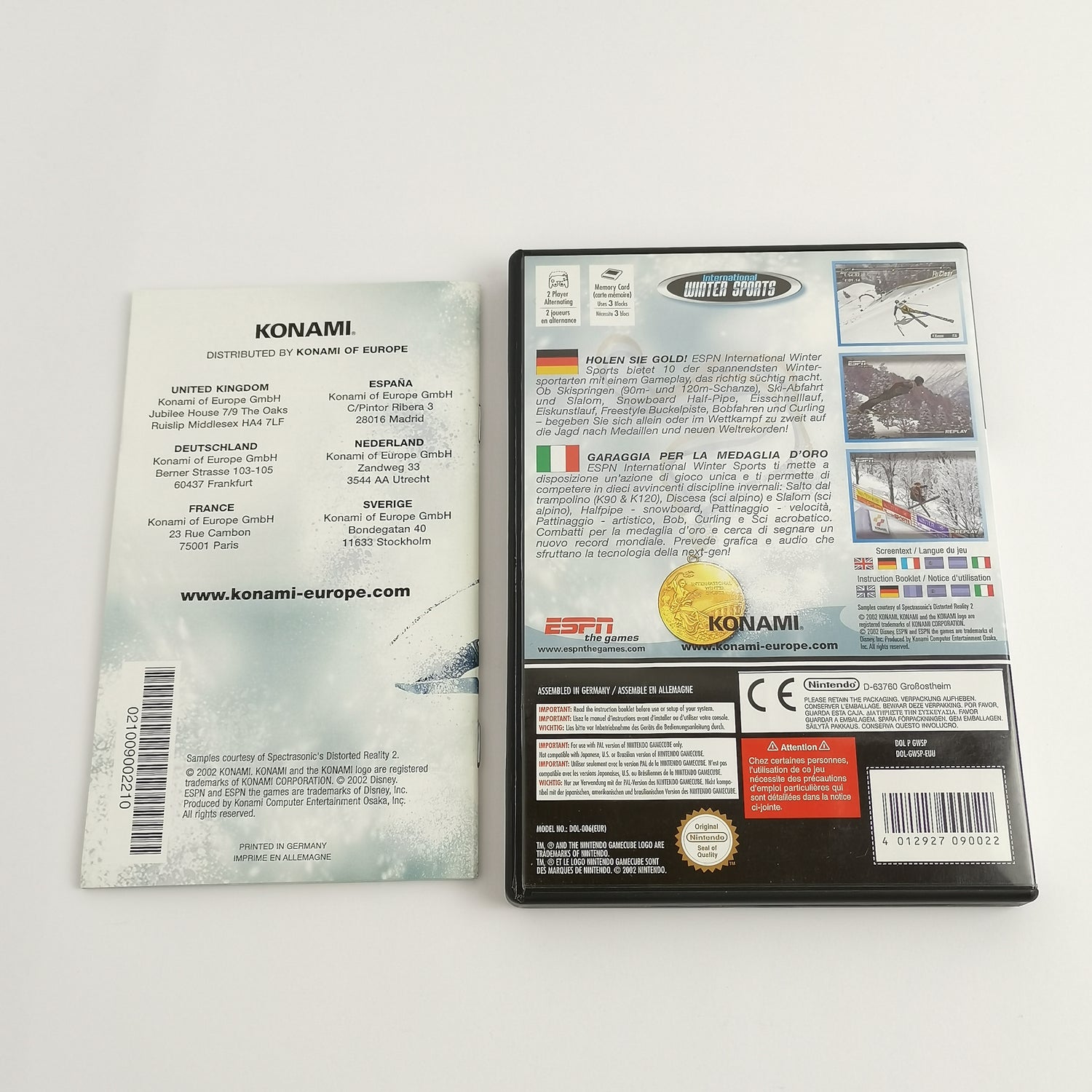 Nintendo Gamecube Spiel : International Winter Sports | OVP PAL Version - Konami