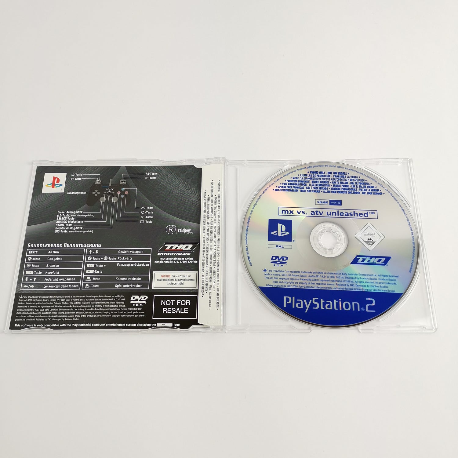 Sony Playstation 2 Promo Game: MX VS. ATV Unleashed - Full Version | PS2 original packaging