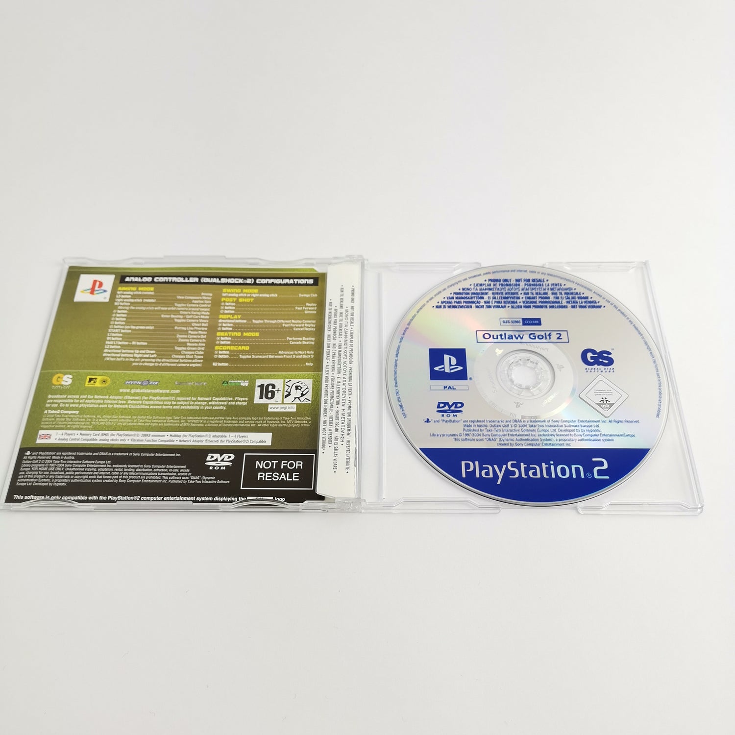 Sony Playstation 2 Promo Game: Outlaw Golf 2 - Full Version | PS2 OVP PAL