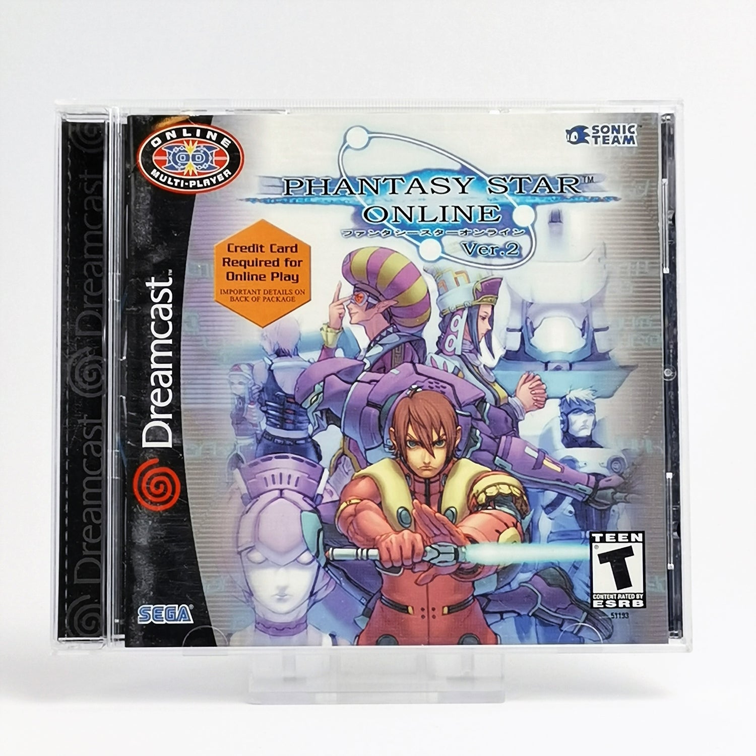 Sega Dreamcast Spiel : Phantasy Star Online Ver. 2 | DC OVP - NTSC-U/C USA