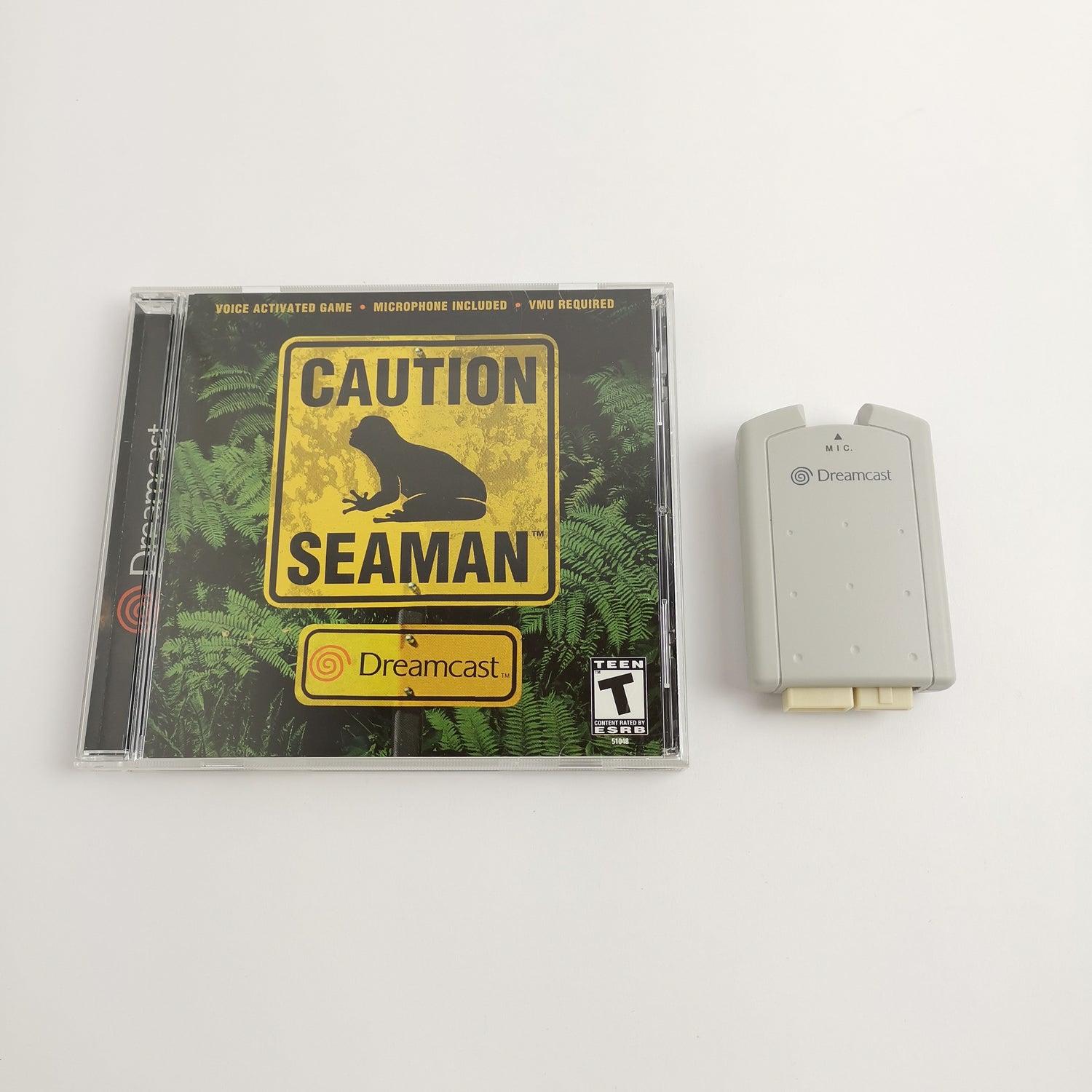 Sega Dreamcast Spiel : Caution Seaman ohne Mikro | DC OVP - NTSC-U/C USA