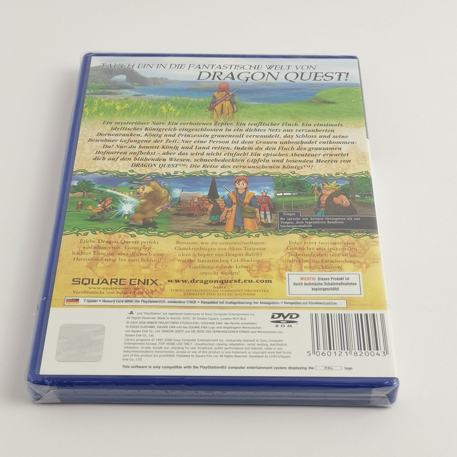 Sony Playstation 2 Spiel : Dragon Quest Die Reise des verwunschenen Königs - NEU