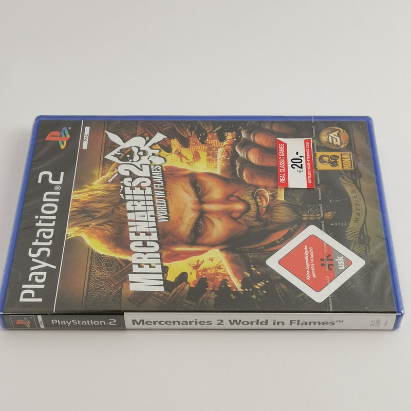 Sony Playstation 2 Game: Mercenaries 2 World in Flames | PS2 OVP - NEW USK18