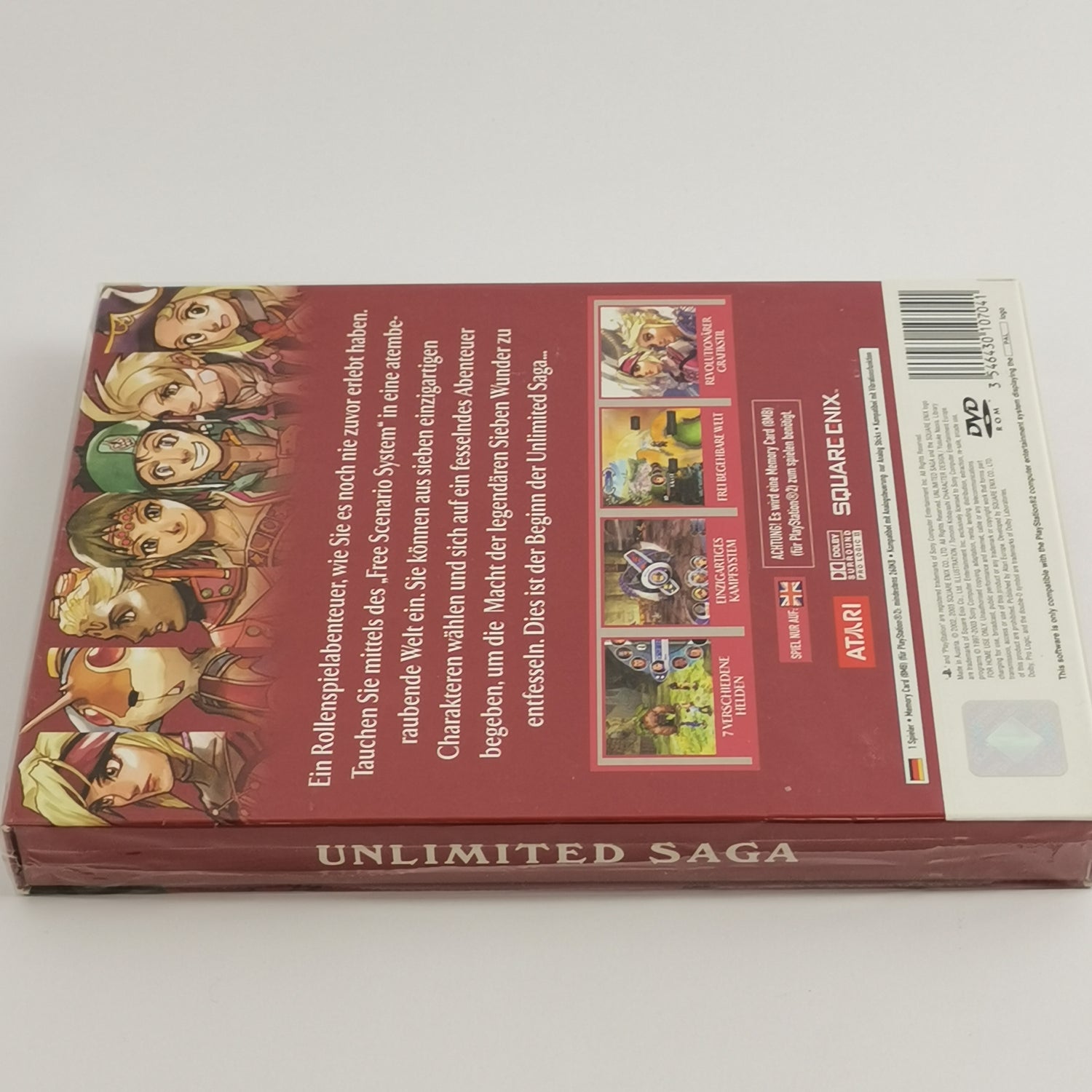 Sony Playstation 2 Game: Unlimited Saga - OVP | PS2 PAL - NEW NEW SEALED