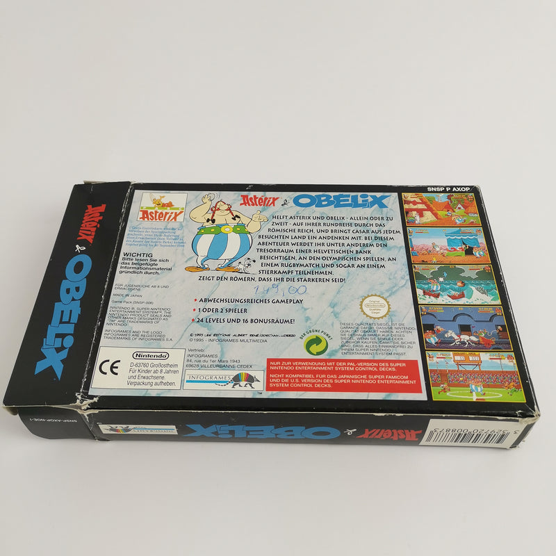 Super Nintendo game: Asterix &amp; Obelix in original packaging - Infogrames | SNES OVP PAL NOE-1