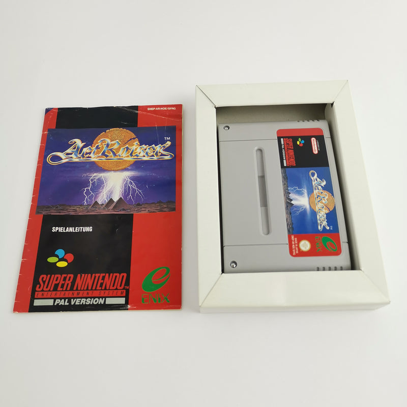 Super Nintendo Spiel : Actraiser in OVP - Enix | SNES OVP - PAL NOE/SFRG