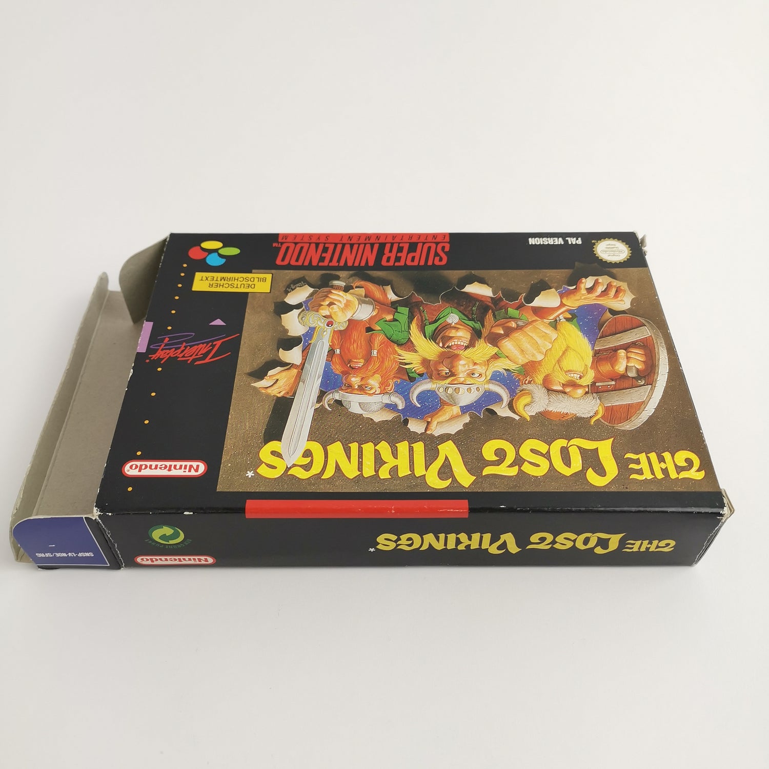 Super Nintendo game: The Lost Vikings in original packaging | SNES OVP CIB - PAL NOE / SFRG