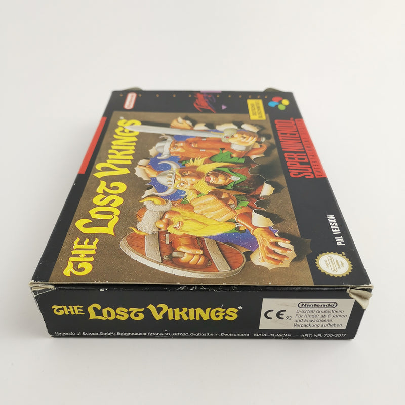 Super Nintendo game: The Lost Vikings in original packaging | SNES OVP CIB - PAL NOE / SFRG