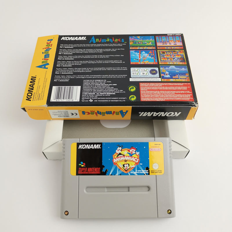 Super Nintendo game: Animaniacs in original packaging without instructions | SNES OVP - PAL EUR