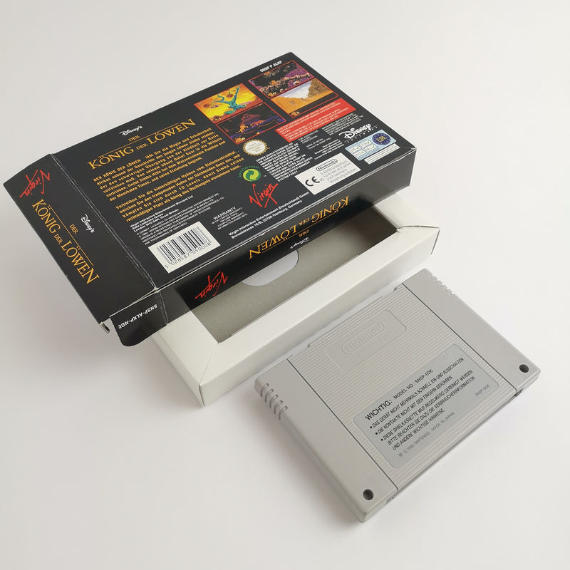 Super Nintendo game: The Lion King in original packaging | SNES original packaging - German PAL NOE