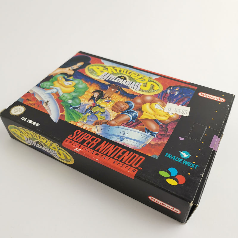 Super Nintendo Spiel : Battletoads in Battlemaniacs | SNES OVP CIB - dt. PAL NOE