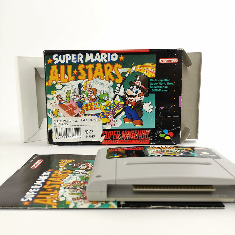 Super Nintendo Spiel : Super Mario All-Stars in OVP | SNES CIB - dt. PAL NOE