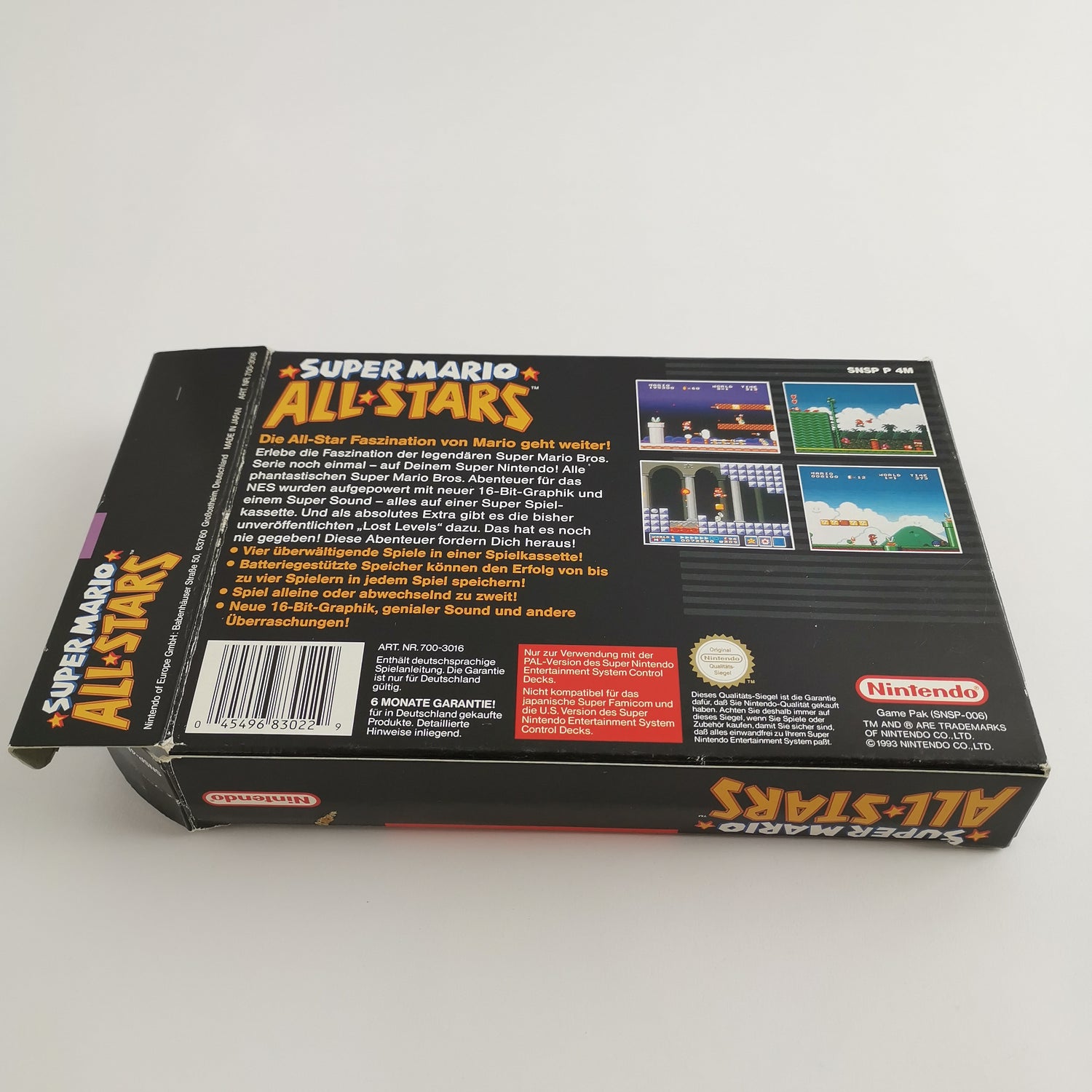 Super Nintendo Spiel : Super Mario All-Stars in OVP | SNES CIB - dt. PAL NOE