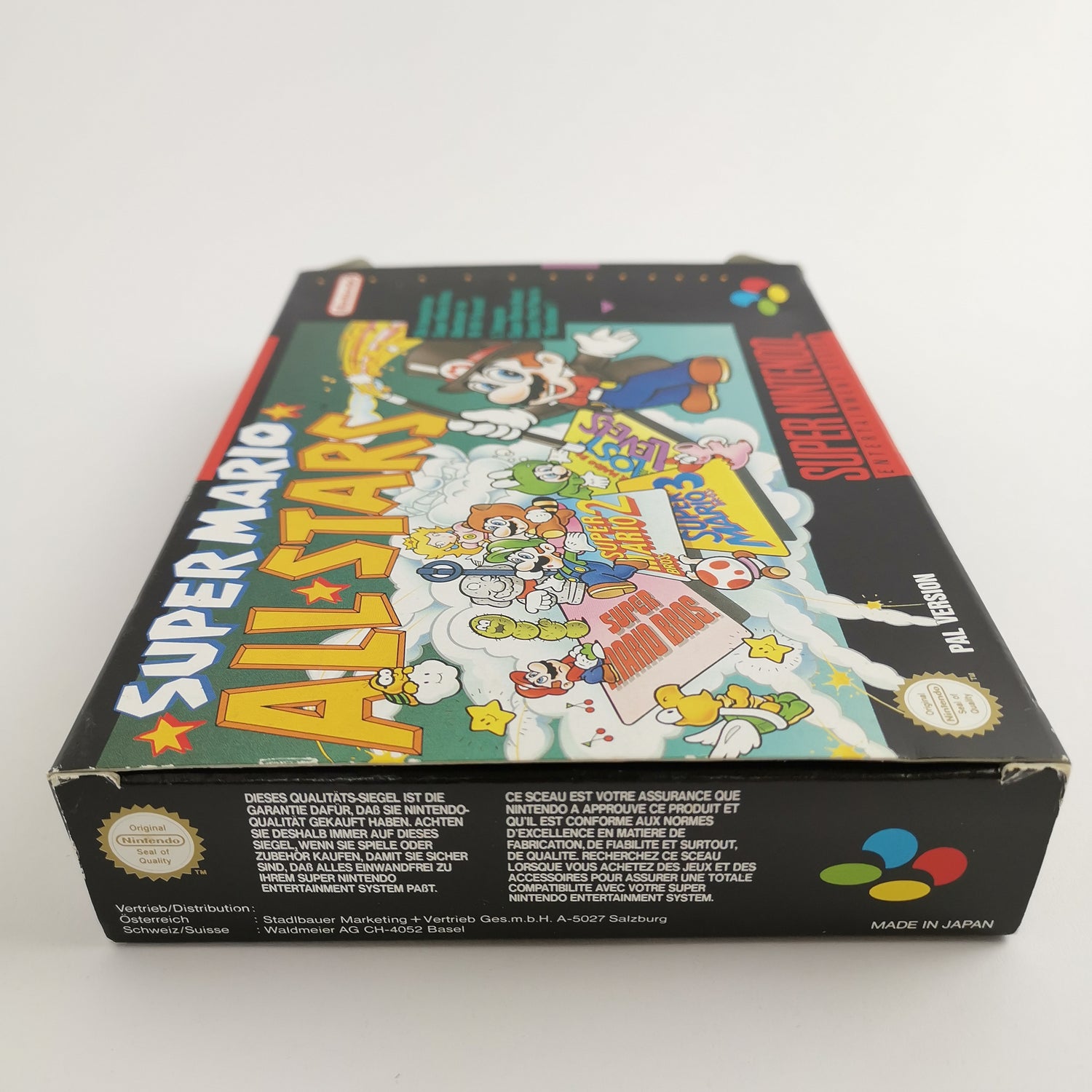 Super Nintendo game: Super Mario All-Stars - original packaging | SNES CIB - PAL FRG