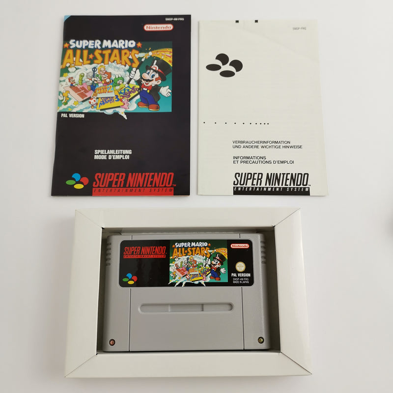 Super Nintendo game: Super Mario All-Stars - original packaging | SNES CIB - PAL FRG