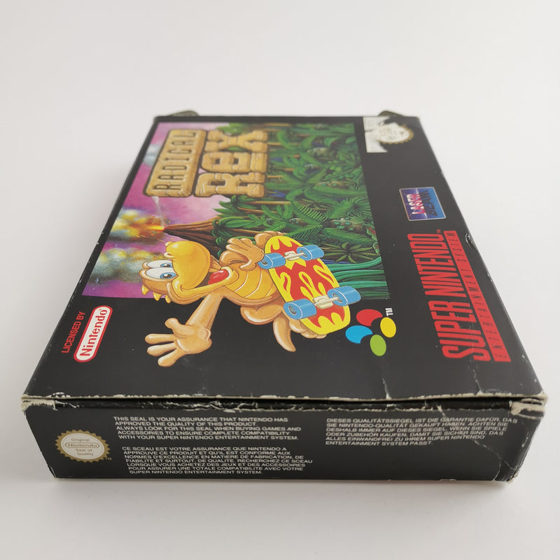 Super Nintendo game: Radical Rex in original packaging | SNES CIB - PAL EUR