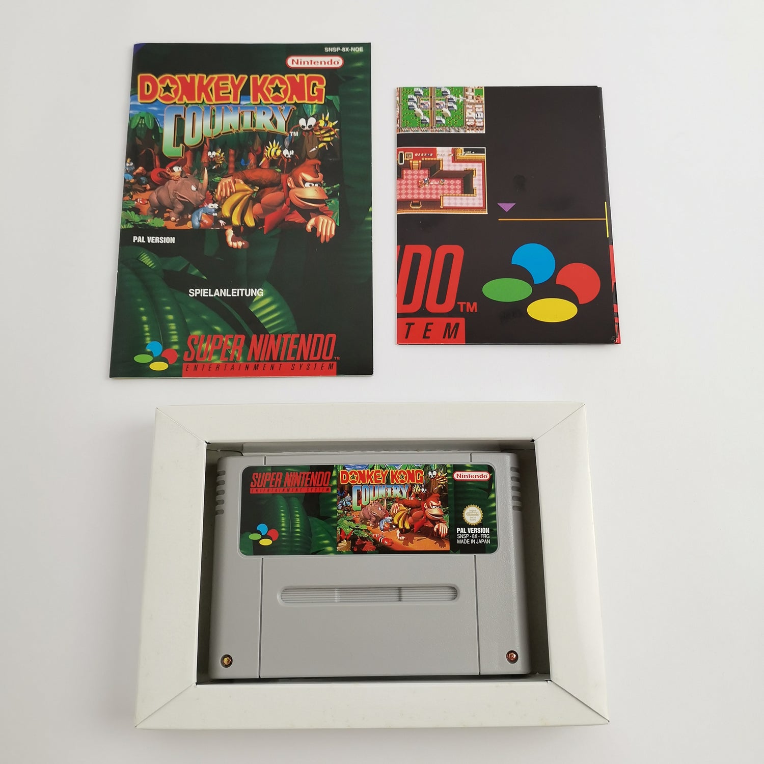 Super Nintendo game: Donkey Kong Country 1 in original packaging | SNES CIB - PAL FRG