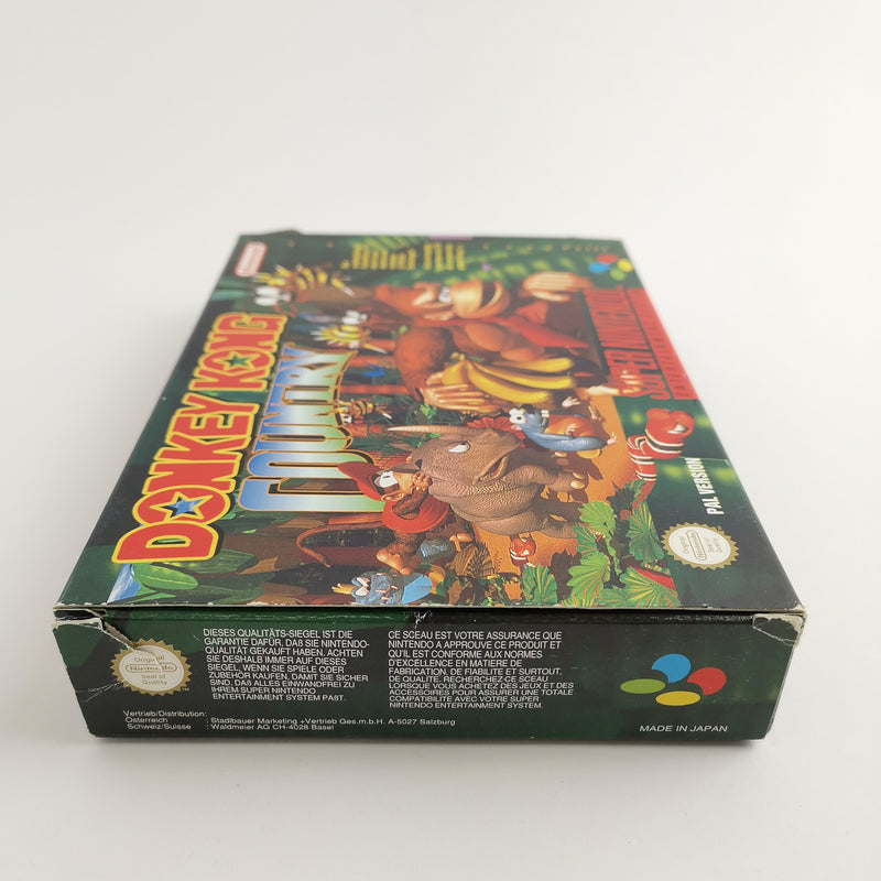 Super Nintendo game: Donkey Kong Country 1 in original packaging | SNES CIB - PAL FRG